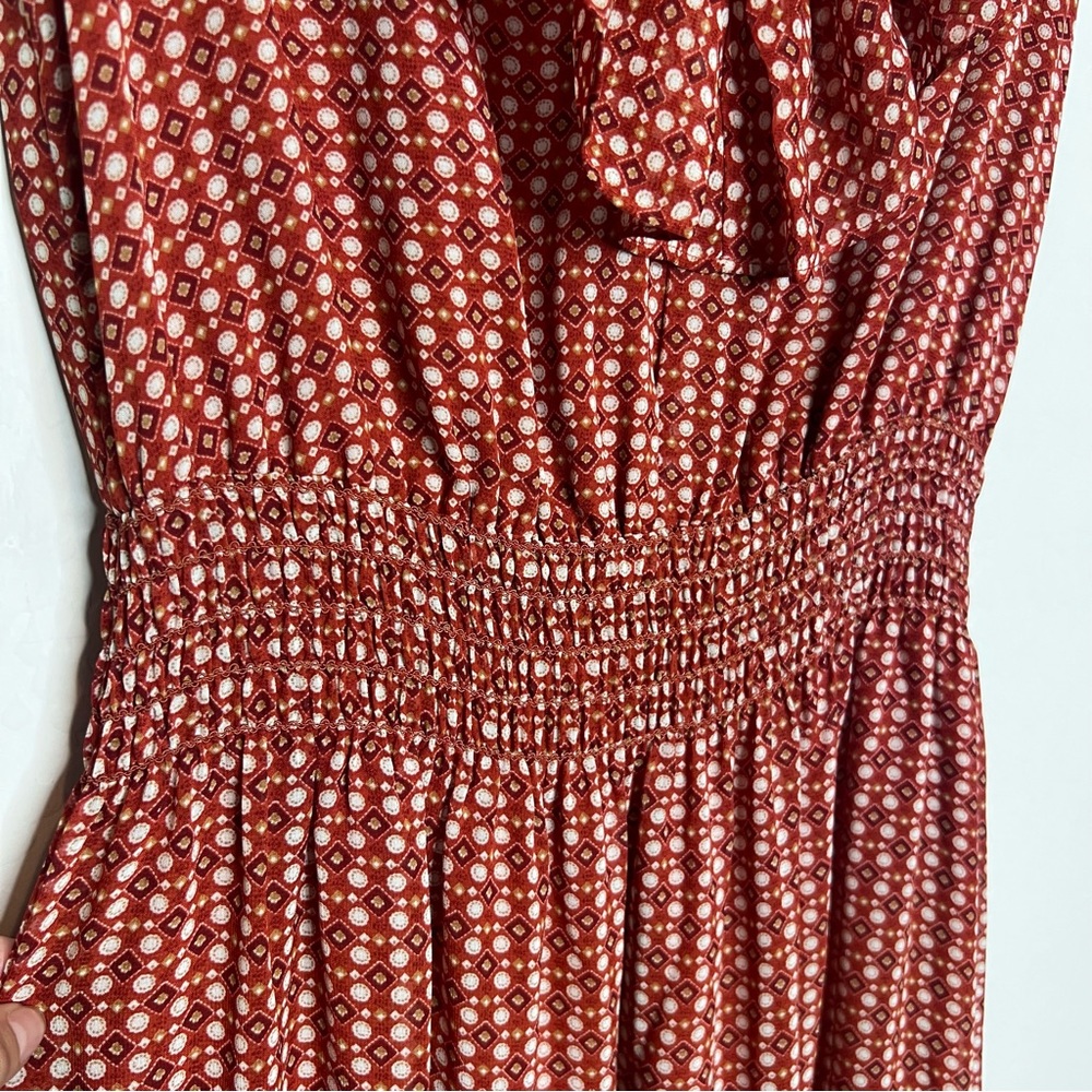 MAX STUDIO Ruffle Maxi Dress. Size Large - Picture 7 of 12